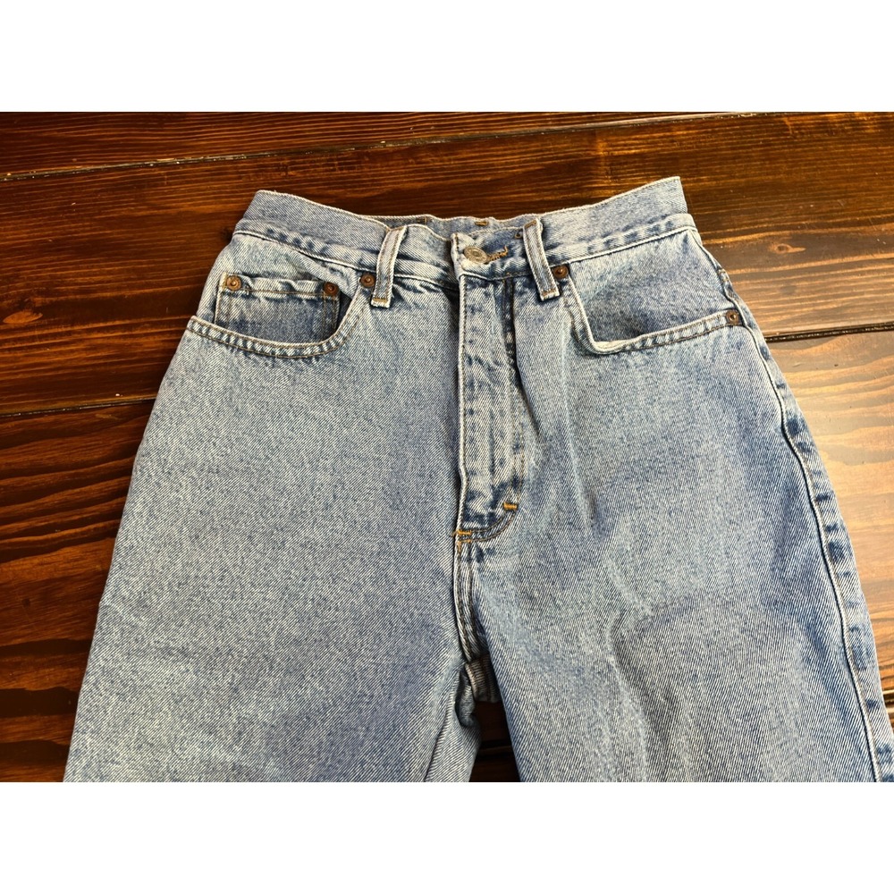 CASUCCI Jeans Womens 24 Blue Denim Vintage Rigid Denim Ankle Cuts - Picture 3 of 14